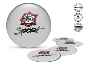 Badge Ruota Stile Logo Sport Dome Limited